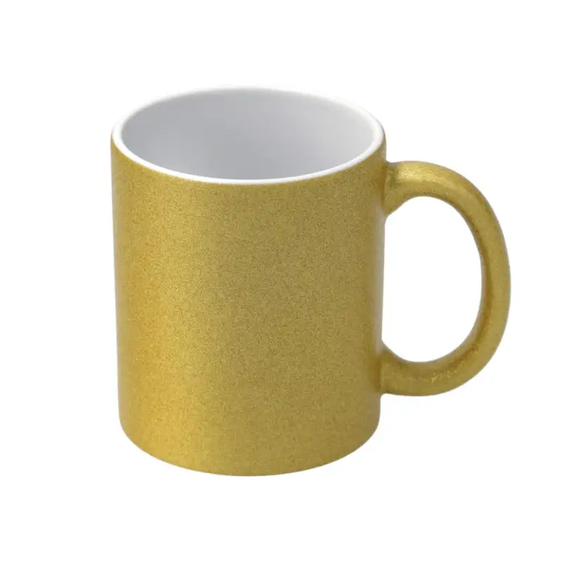 Cana sidefata aurie, din ceramica, personalizata